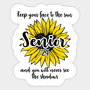 Class of 2024 Senior Gifts Funny Seniors 2024 Sticker